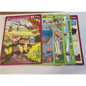 Large Educational Picture Puzzles (5) Puzzles Age 3-7